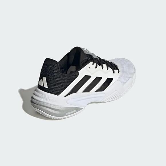 Copied - NWT adidas Men\'s Barricade 13 Tennis Sneaker, White/Black/Grey-SZ  9 main image 5